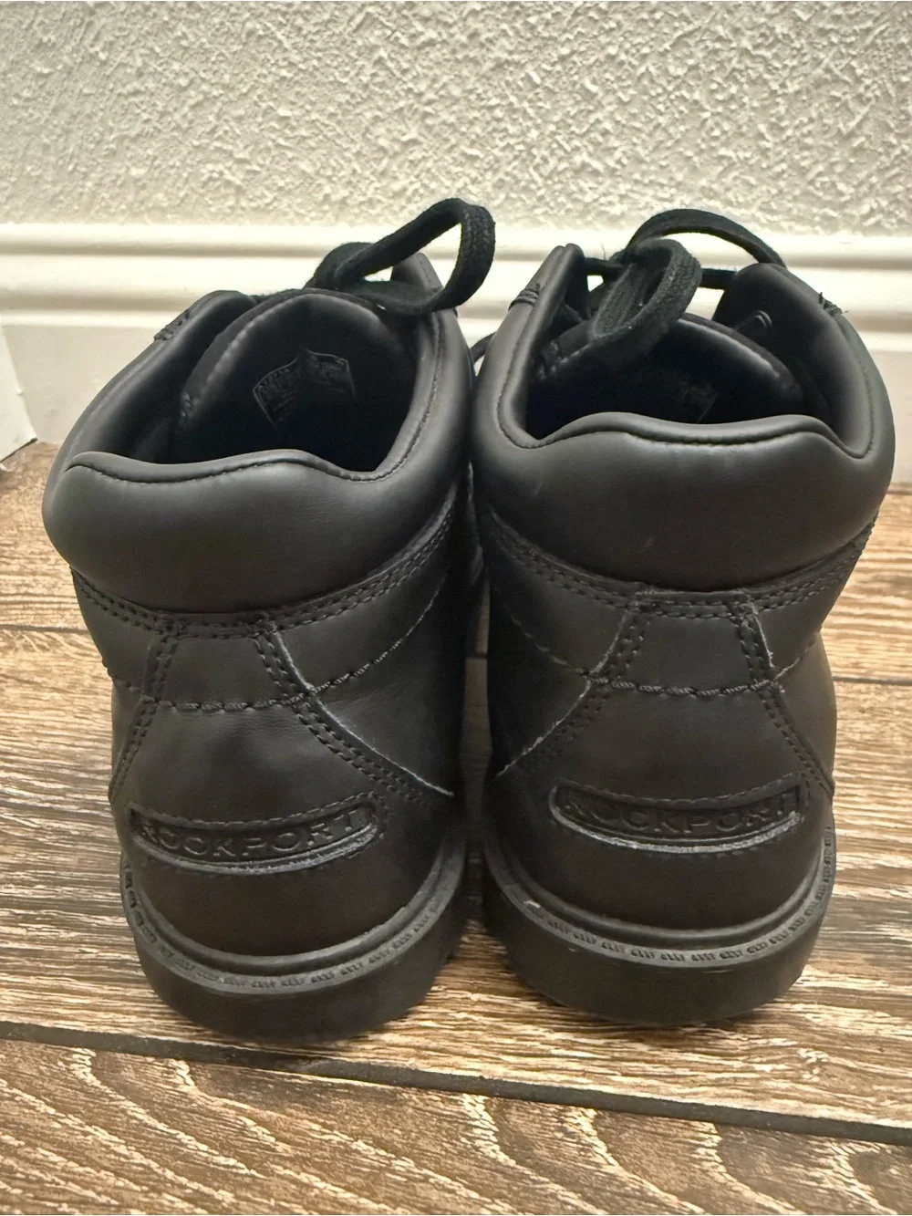 Rockport Men's Black Lace-Up Ankle Boots